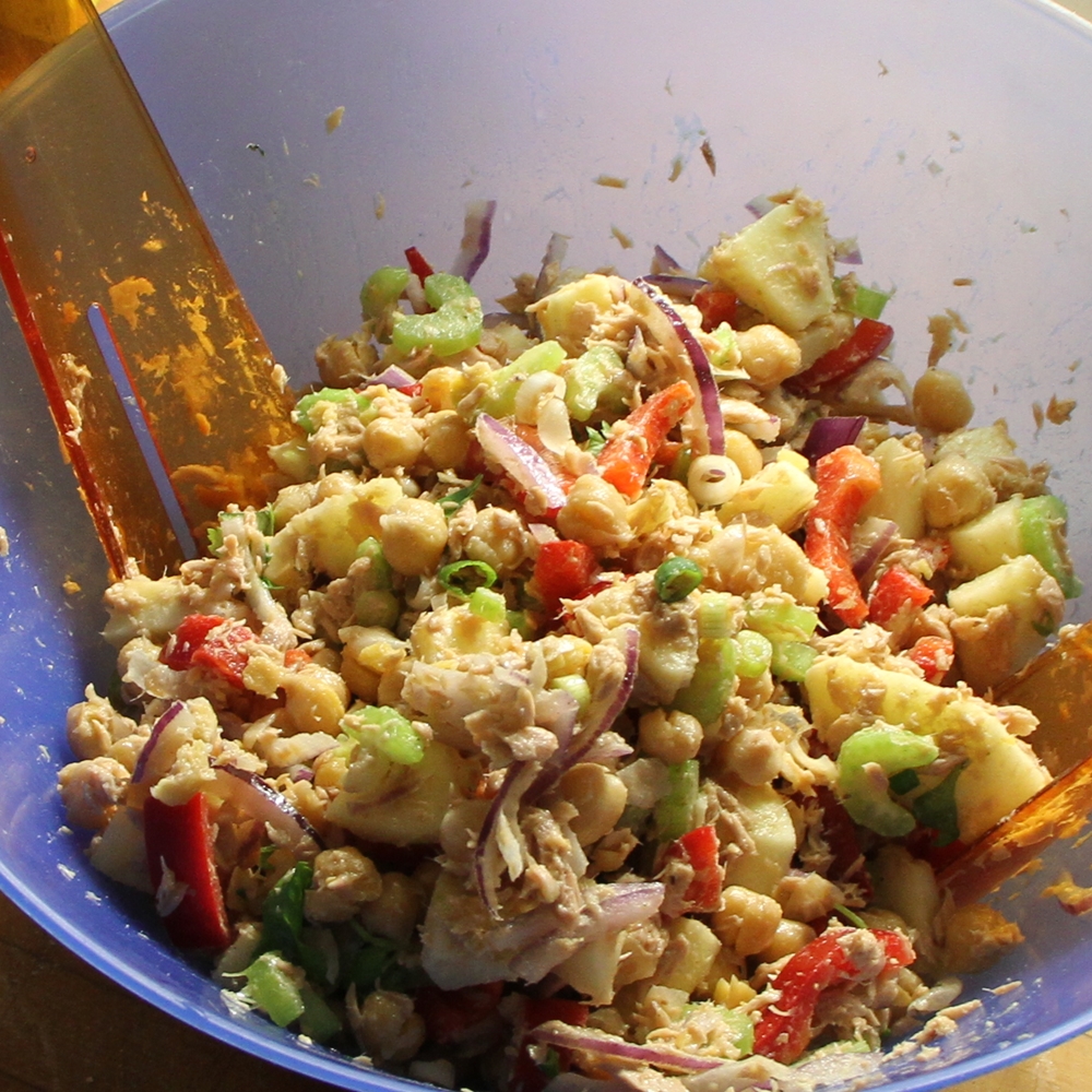 Salade de thon aux pois chiches
